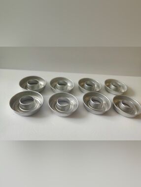 Vintage Aluminum Mini Bundt Pans Jello Molds - Set of 8